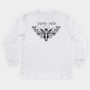 Moth Logo (II) Kids Long Sleeve T-Shirt